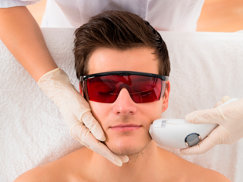 During Laser Hair Removal Treatment In Toronto 
